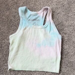 Katie J NYC Livi Ribbed Cropped Tank